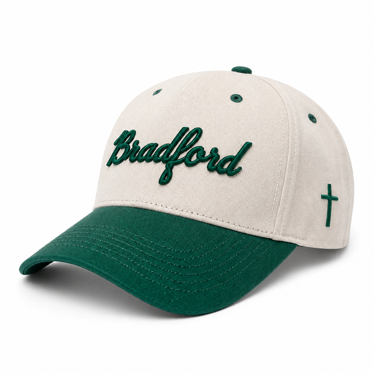 RETRO SCRIPT | GREEN & CREAM