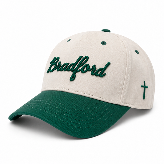 RETRO SCRIPT | GREEN & CREAM