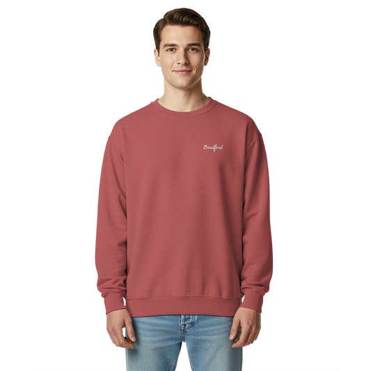 Essentials Crewneck | Crimson
