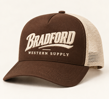 DUSTY TRAIL TRUCKER | TOBACCO & CREAM — PRE-ORDER