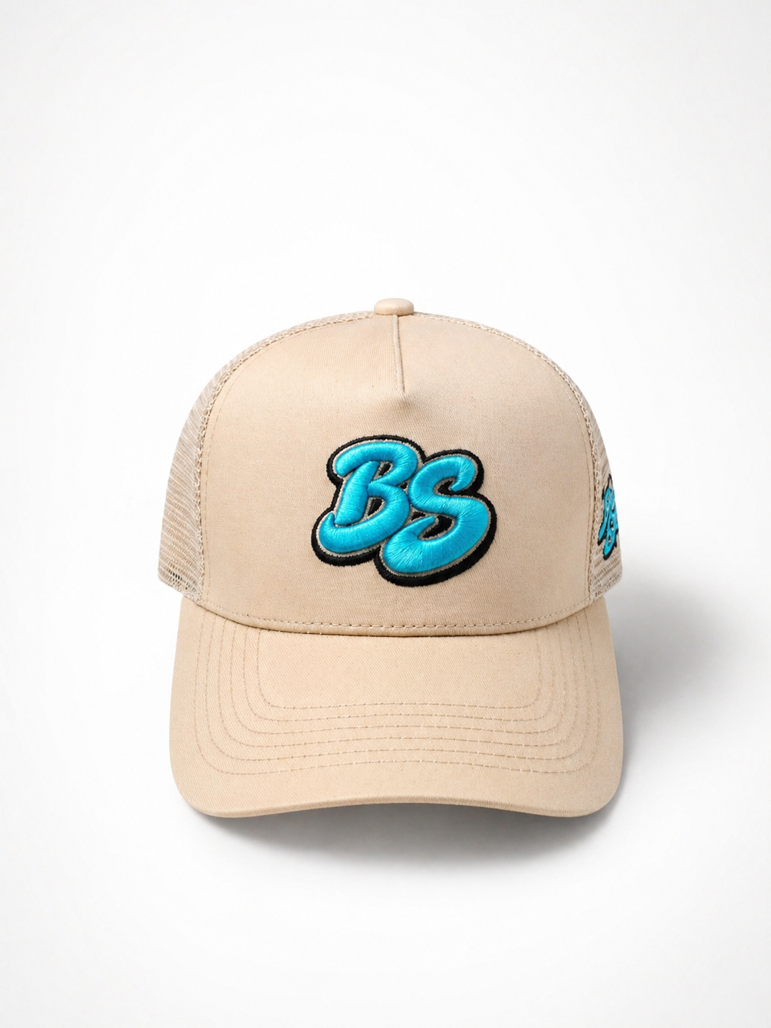Bradford Sports Essential Trucker Hat in Beige — Bradford Sports