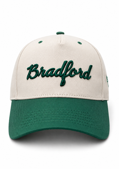 RETRO SCRIPT | GREEN & CREAM