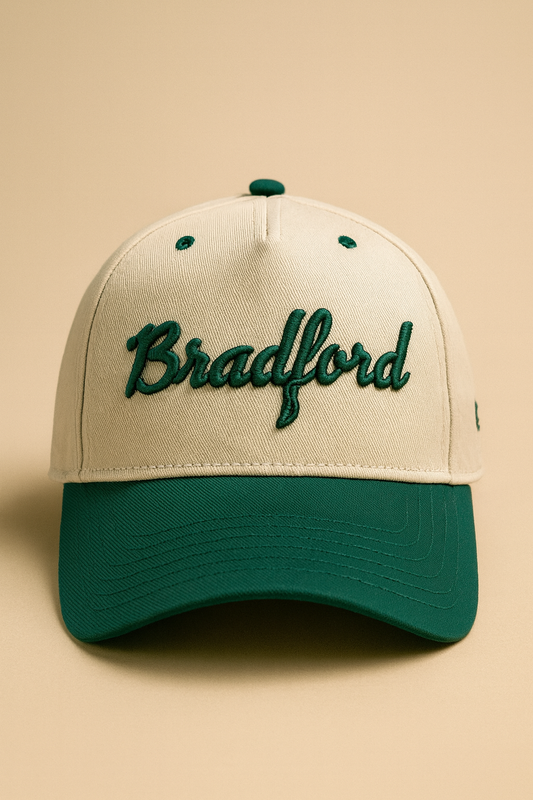 RETRO SCRIPT | GREEN & CREAM