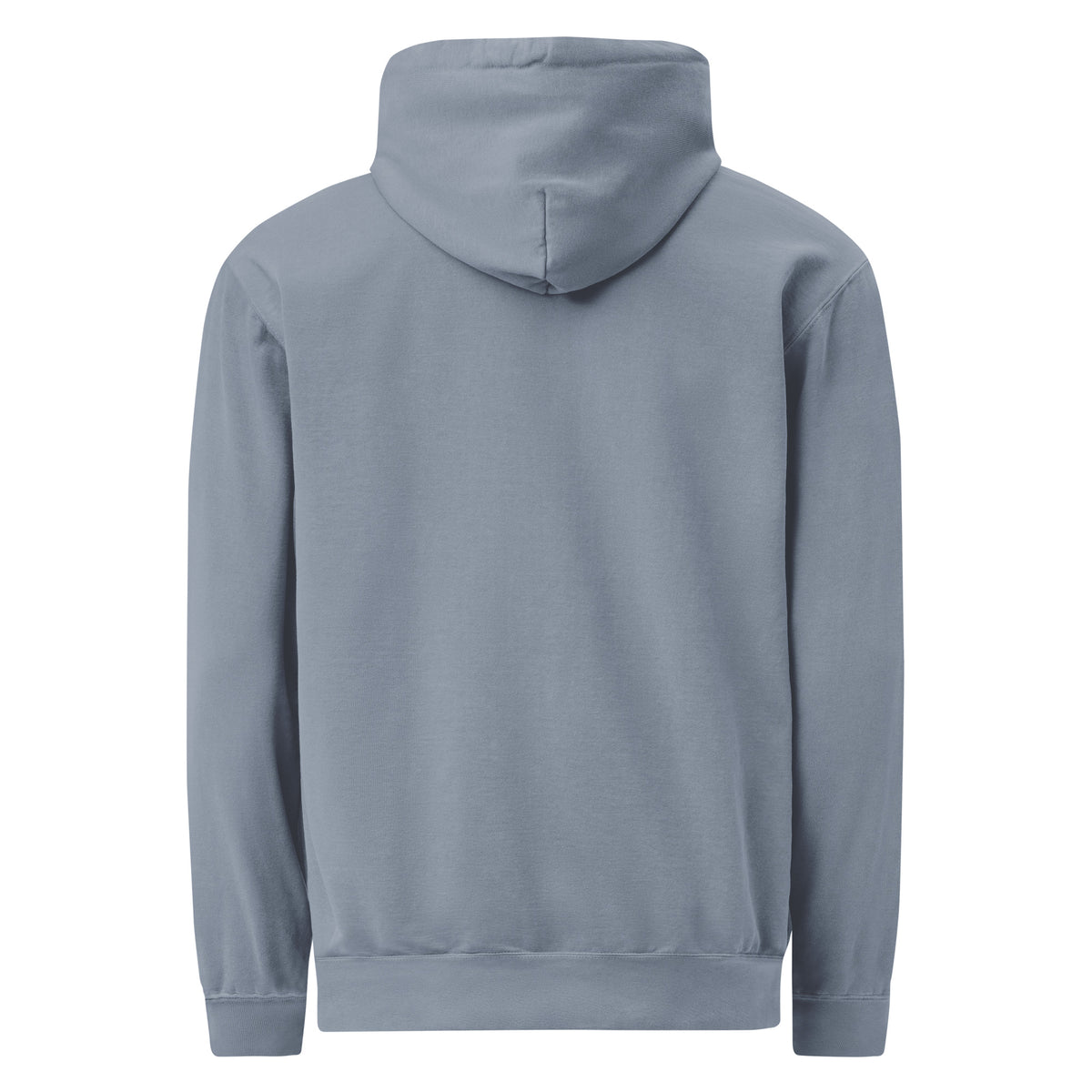Icon Hoodie in Blue Jean — Bradford Sports, back view