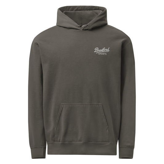 Icon Hoodie in Pepper — Bradford Sports, front view
