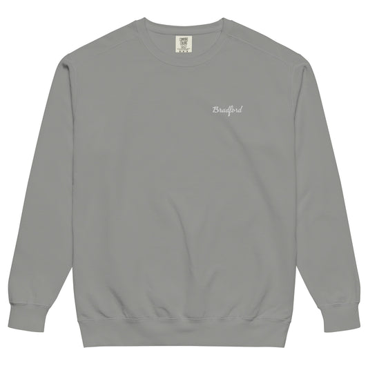 Essentials Crewneck in Grey — Bradford Sports, front view